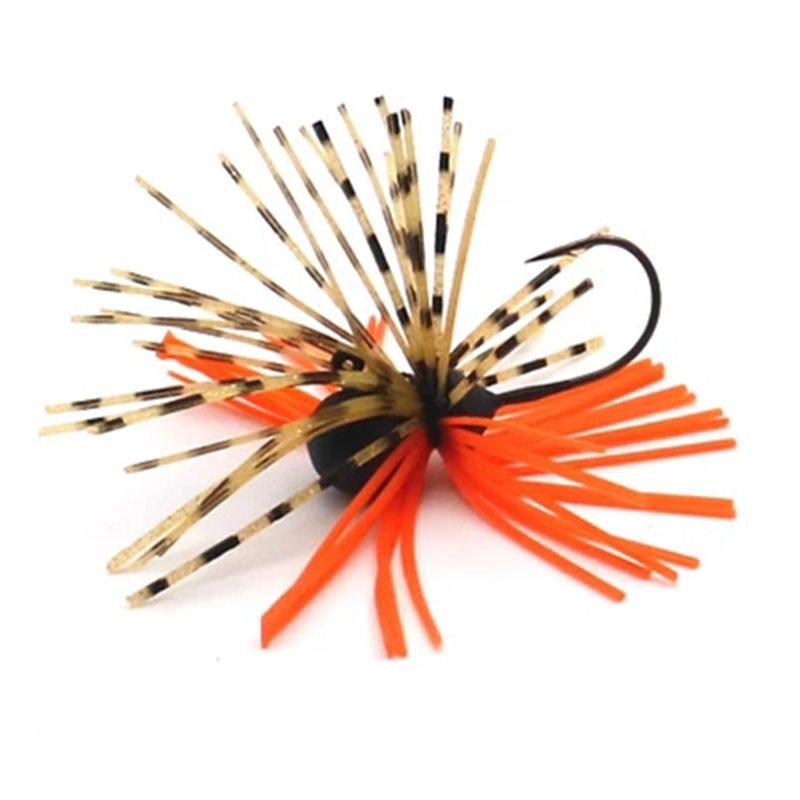 Fishing Lure Soft Plastic - 1pcs 3.5g 5.2g Silicone Jig Head