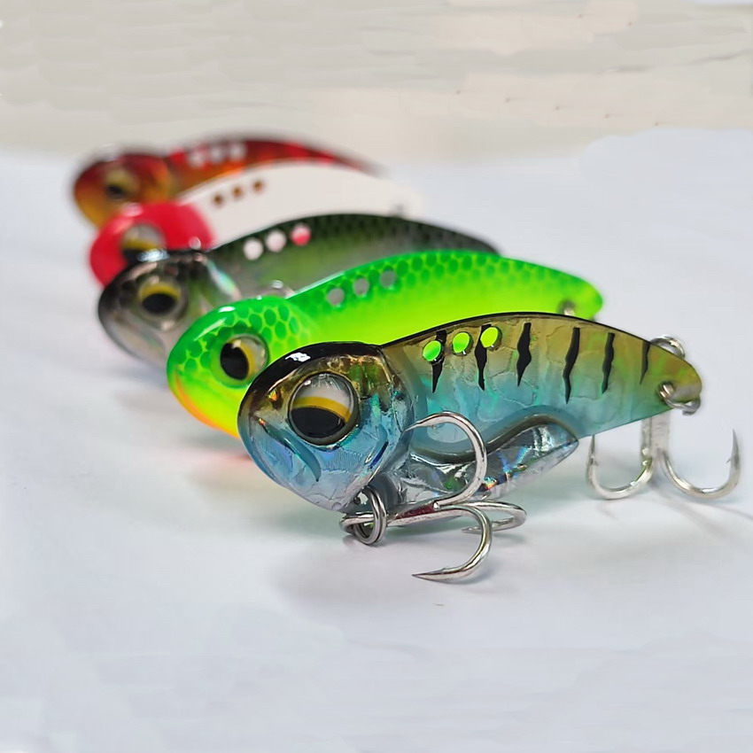 Fishing Lure Blade Bait - 6pcs Metal VIB Fishing Lures 7.3g
