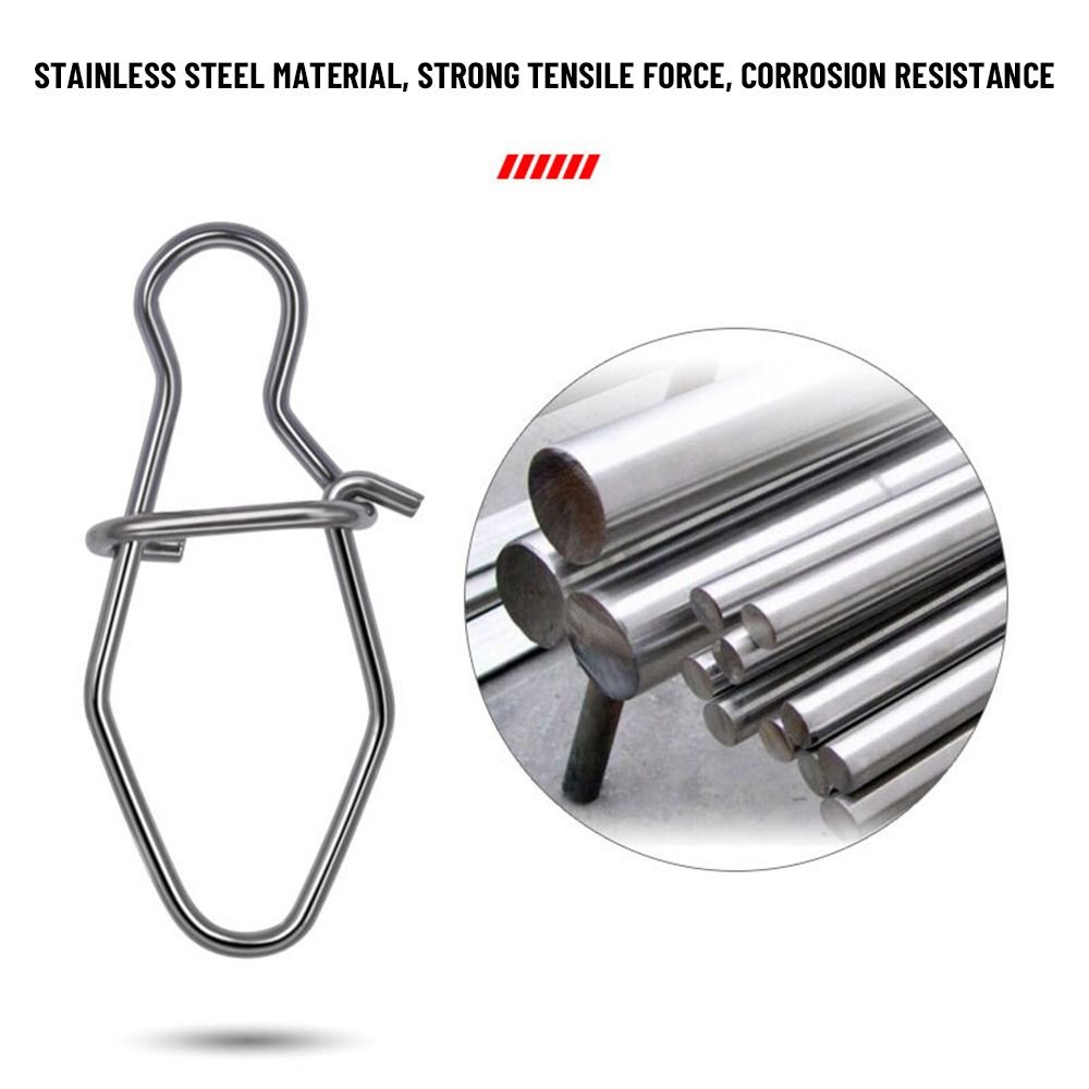 Fishing Lure Box - 100pcs/lot nice Snap Fishing Barrel Swivel
