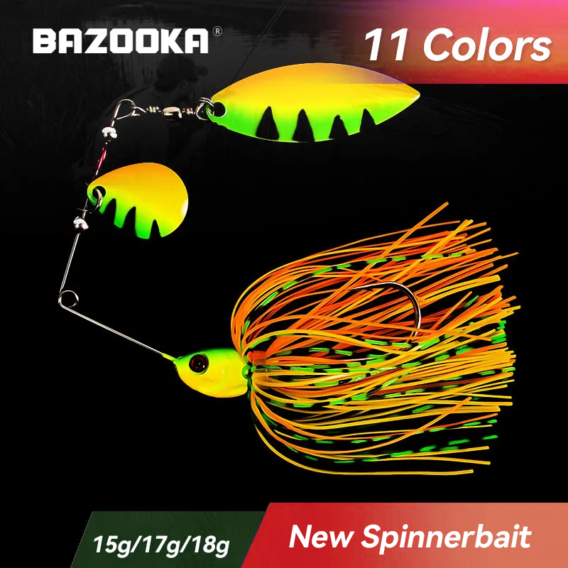 Fishing Lure Swimbait - Bazooka 15g 18g Spinnerbait Fishing Lure