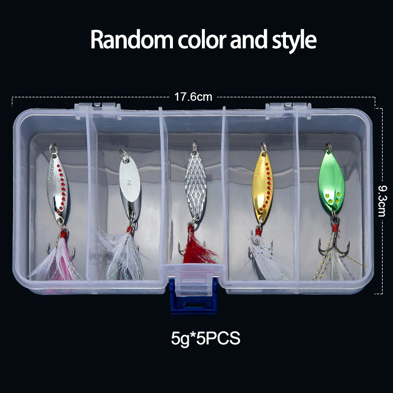 Fishing Lure Spinnerbait - Metal Spoon Spinner Fishing Lure 5g