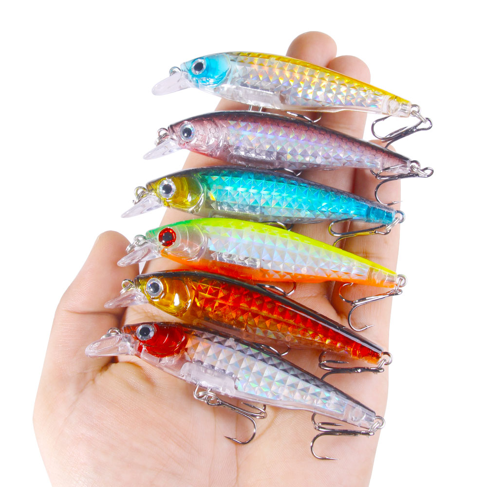 Fishing Lure Jerkbait - 1pc Minnow fishing lure set 9cm/3.54in