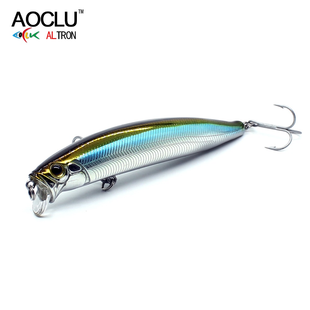 Fishing Lure Topwater - AOCLU Seabass Killer Floating Wobbler 105mm