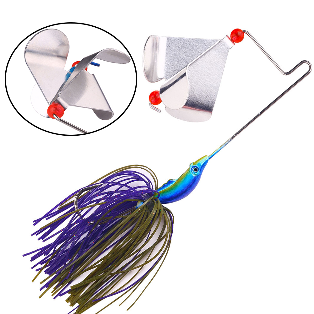 Fishing Lure Blade Bait - 22g Buzzbait Fishing Lure with Propeller