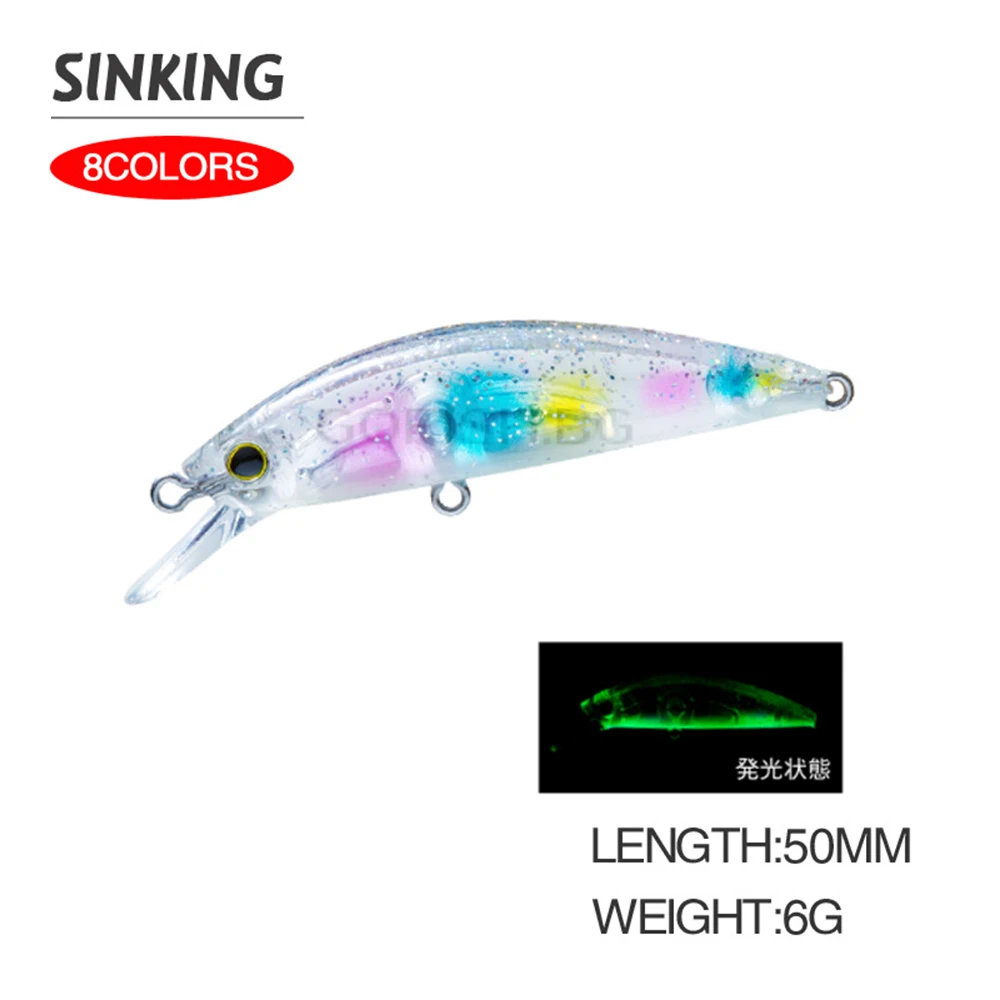Fishing Lure Jerkbait - 5cm 6g Fishing Lure Hardcore LG