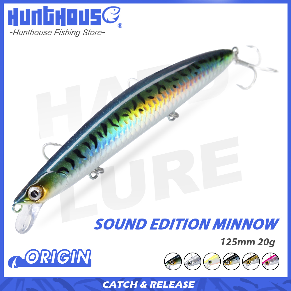 Fishing Lure Topwater - Hunthouse Sound Edition Minnow Fishing Lure
