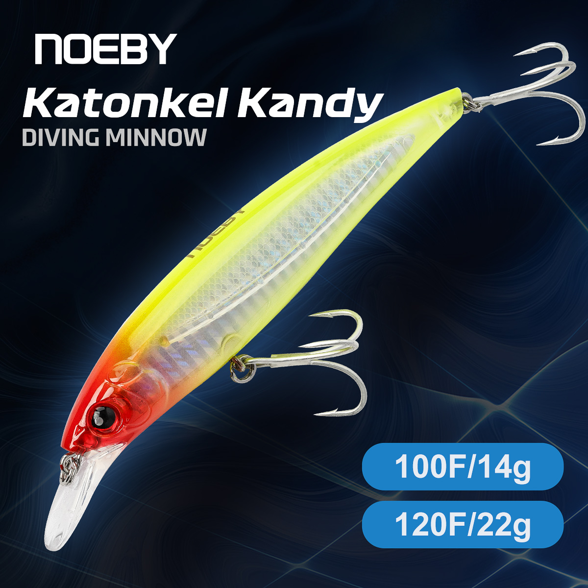 Fishing Lure Topwater - NOEBY Minnow Fishing Lure 100mm 14g