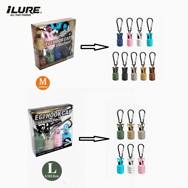 Fishing Lure Kit - L+M Size Squid Jig Protector Set