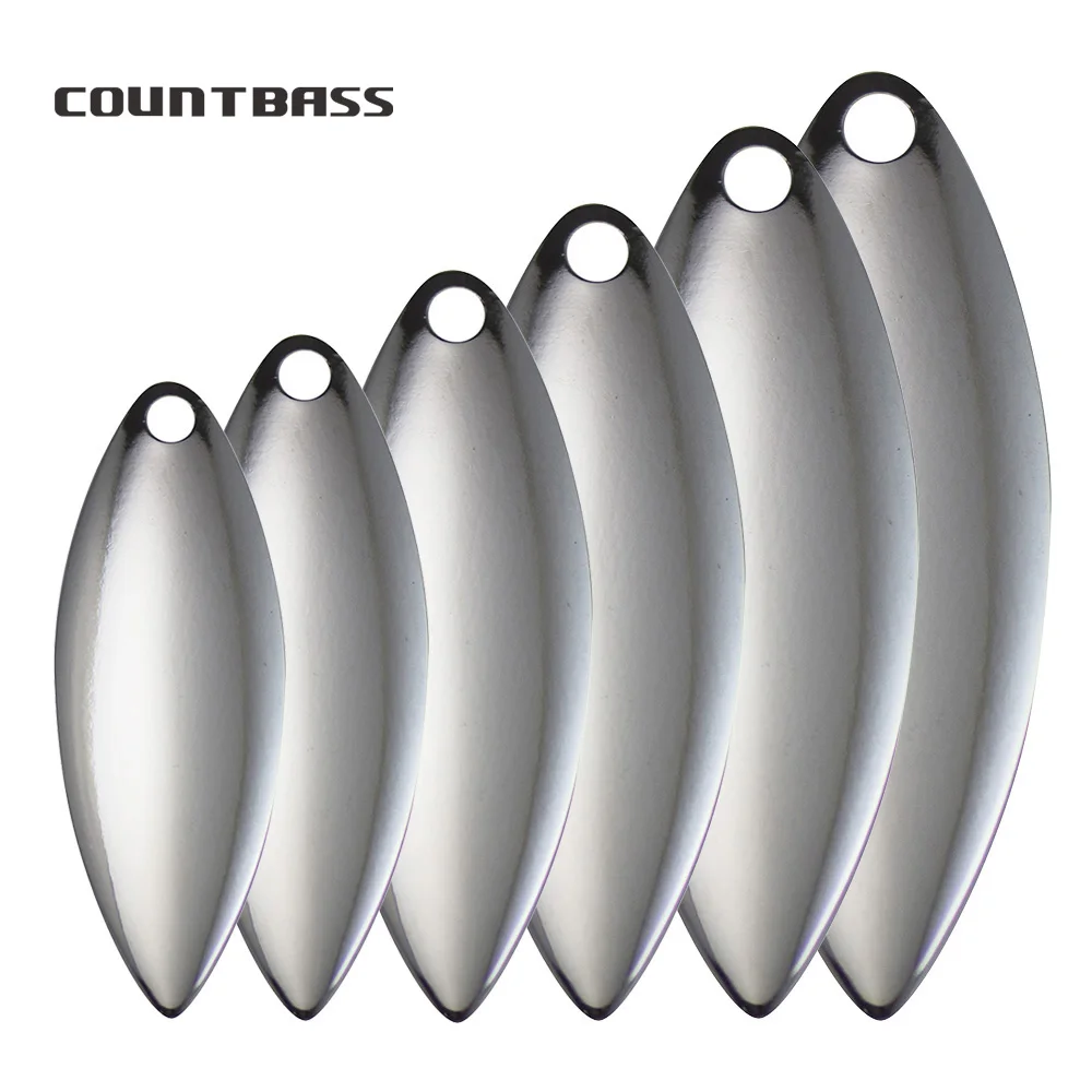 Fishing Lure Spinnerbait - Countbass 50pcs Size 1-6 Nickel Steel