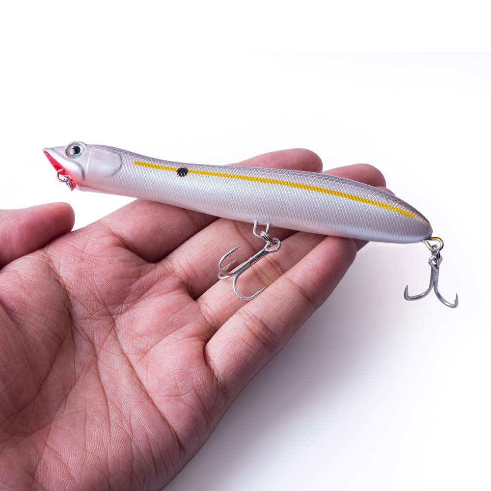 Fishing Lure Popper - 120mm/18g Topwater Pencil Popper Floating Fishing