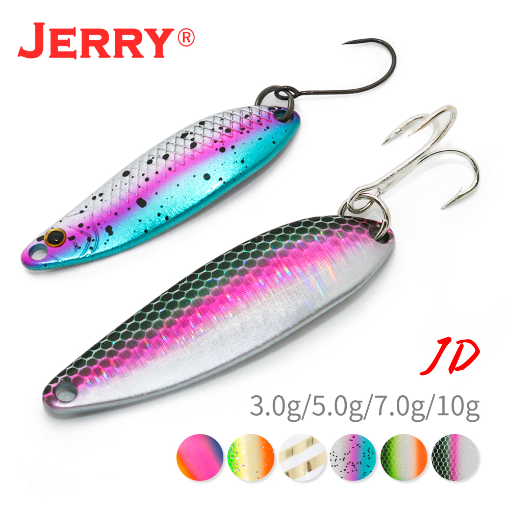 Fishing Lure Spinnerbait - Jerry JD Artificial Spoon Lure 7g