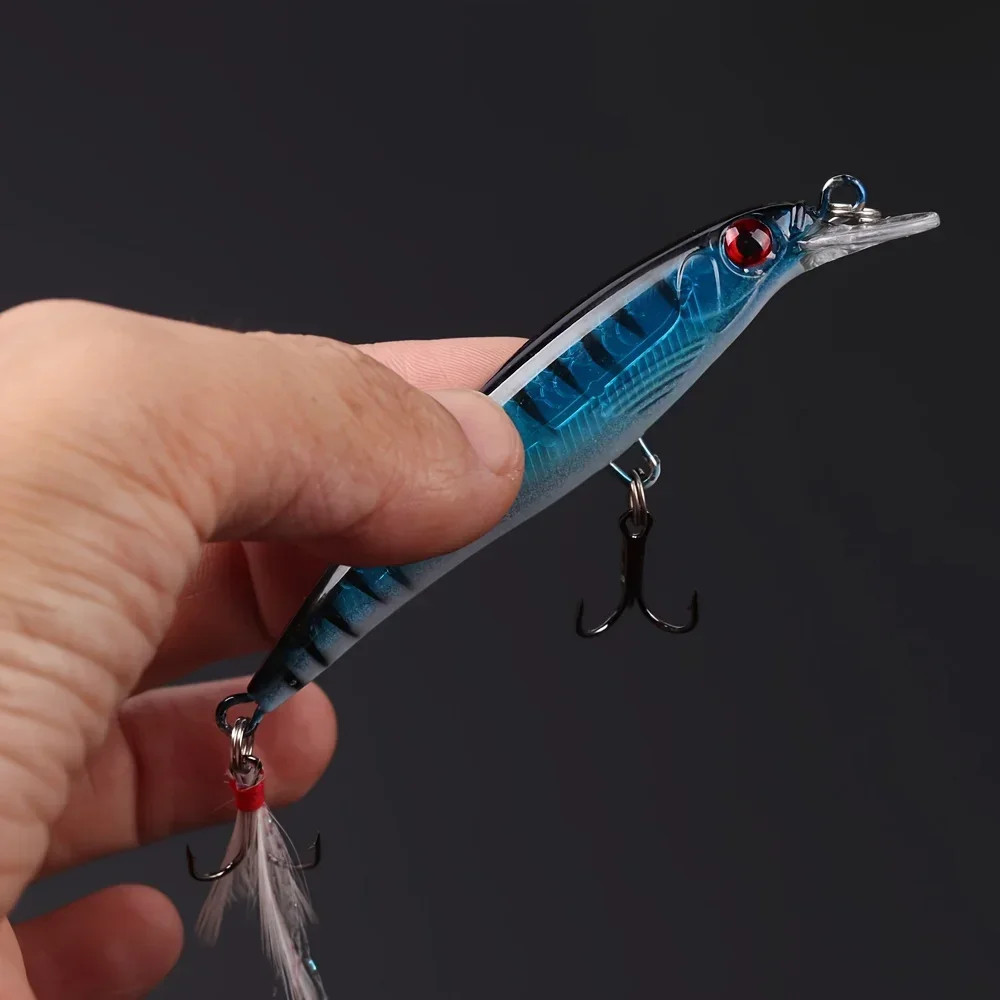 Laser 3D Eyes Bionic Minnow Fi - Fishing Lure Box ulasan dan harga
