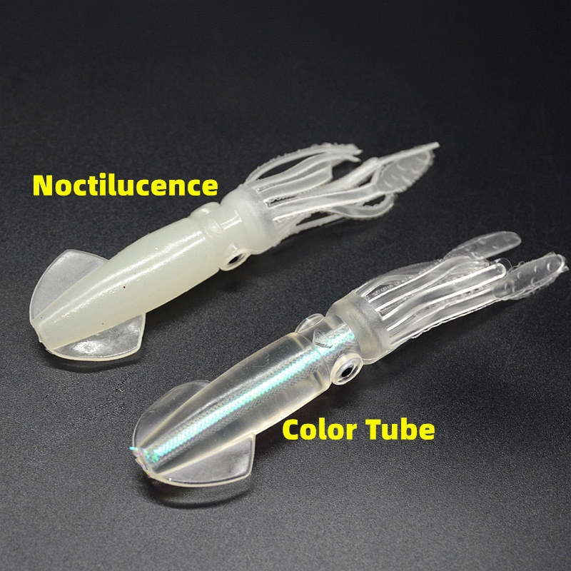 Noctilucence/Color Tube Squid  - Fishing Lure Soft Plastic ulasan dan harga