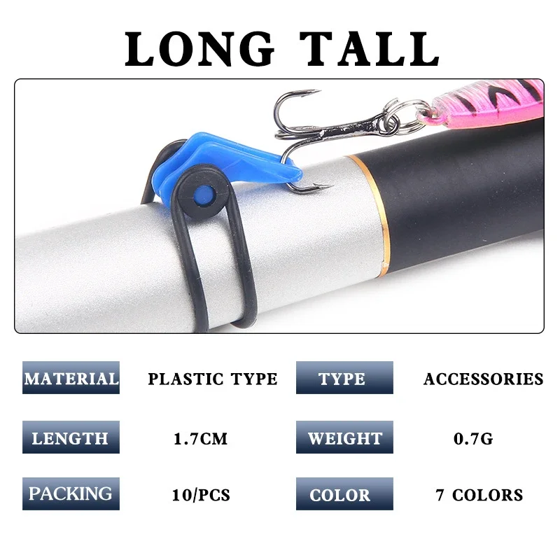 10pcs/lot Plastic Fishing Hook - Fishing Lure Jig ulasan dan harga