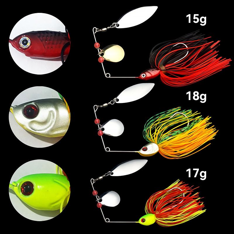 Bazooka 15g 18g Spinnerbait Fi - Fishing Lure Swimbait ulasan dan harga