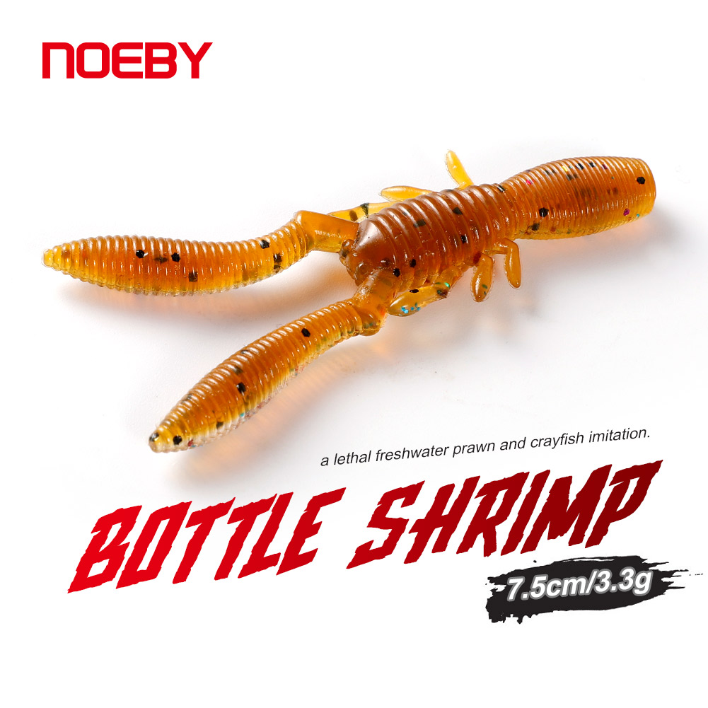 NOEBY Bottle Shrimp Craw 75mm  - Fishing Lure Spinnerbait ulasan dan harga