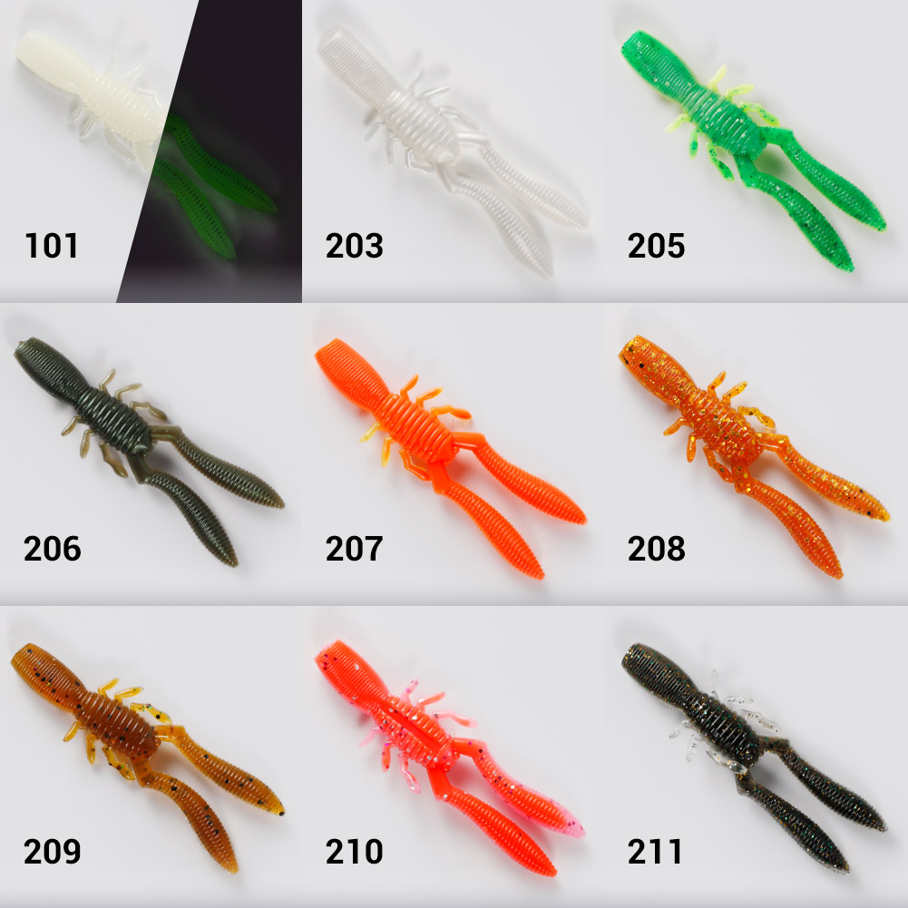 NOEBY Bottle Shrimp Craw 75mm  - Fishing Lure Spinnerbait ulasan dan harga