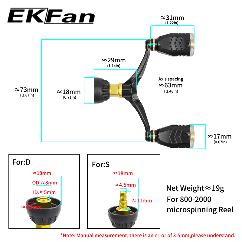 EKFan 73mm Aluminum Alloy Micr - Fishing Lure Spinner ulasan dan harga
