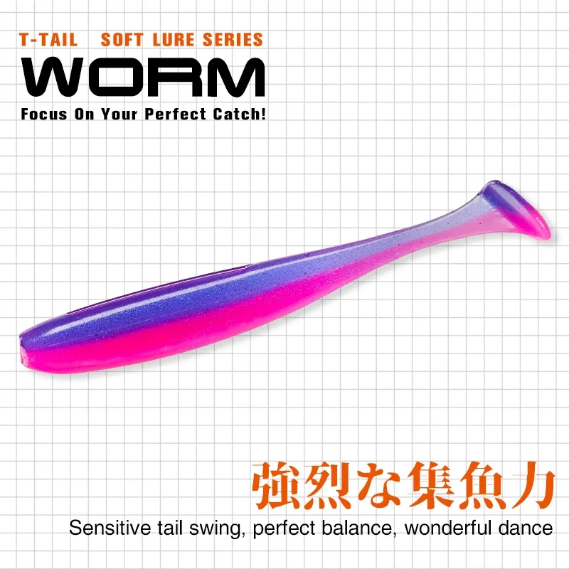 TSURINOYA NEW SIZE 100mm 120mm - Fishing Lure Soft Plastic ulasan dan harga