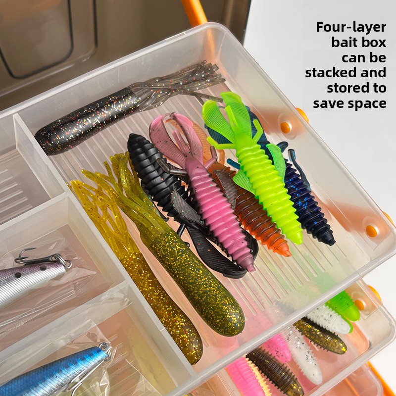 Large Four-Layer Outdoor Fishi - Fishing Lure Box ulasan dan harga