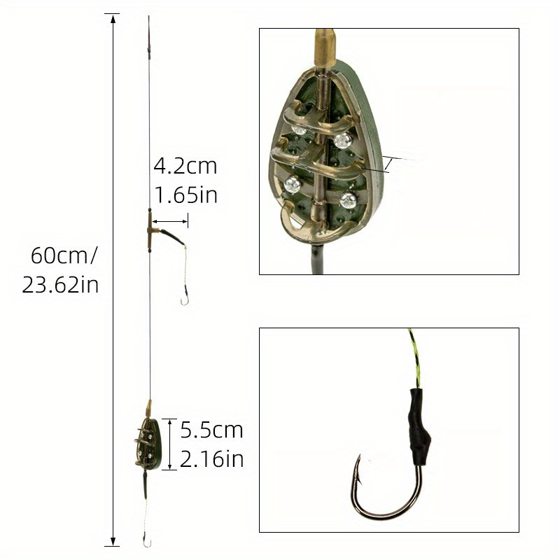 1pc Carp Fishing Feeder Kit Fe - Fishing Lure Kit ulasan dan harga