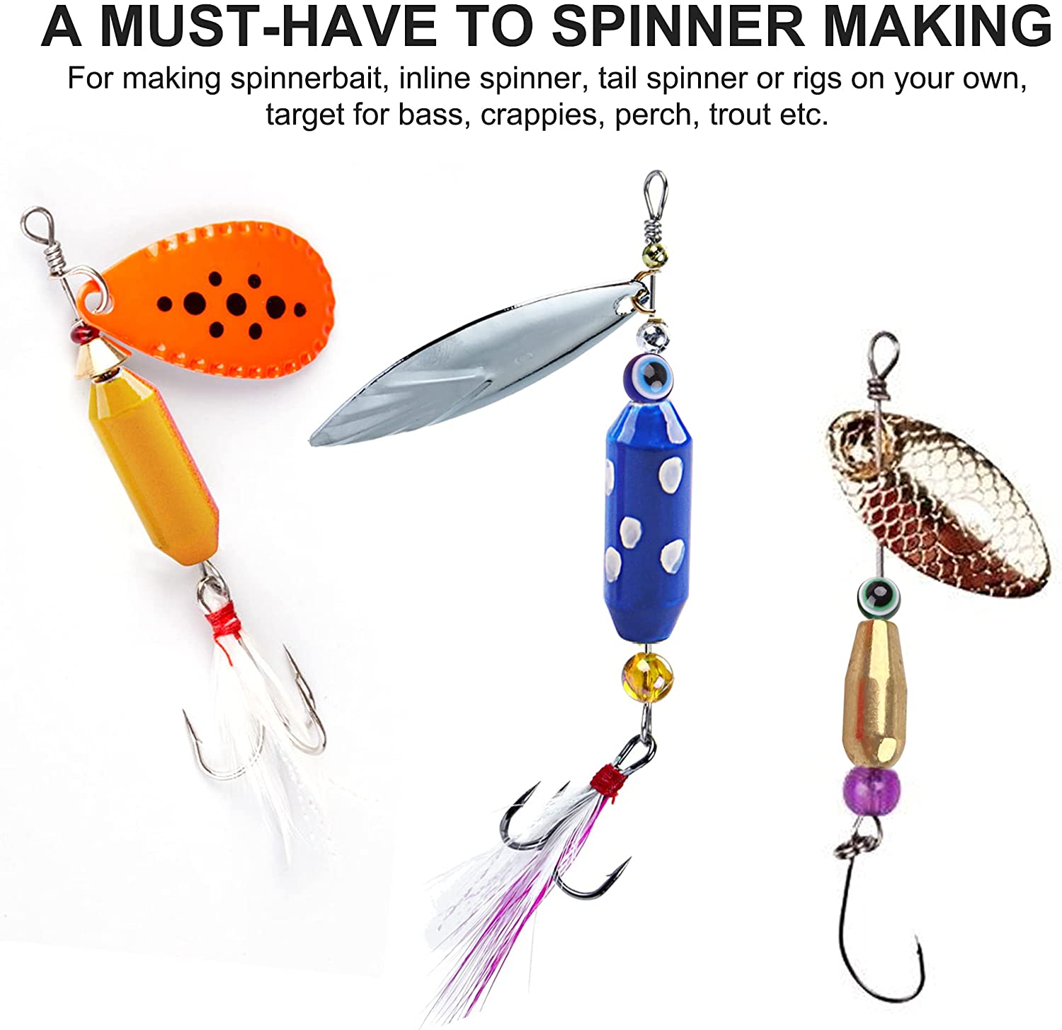 10pcs Fishing Brass Spinner Lu - Fishing Lure Spinnerbait ulasan dan harga