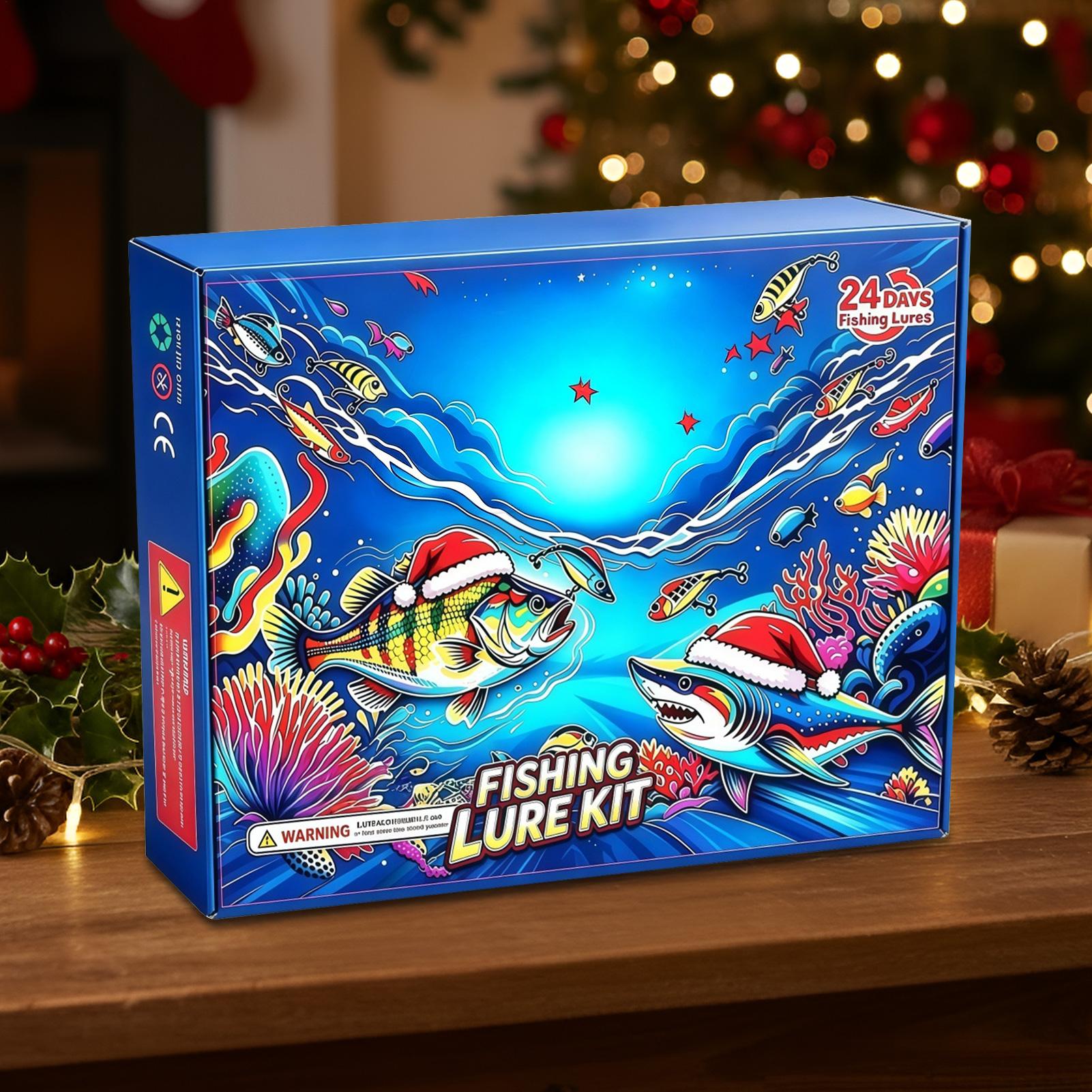 2026 Christmas Countdown Calen - Fishing Lure Kit ulasan dan harga