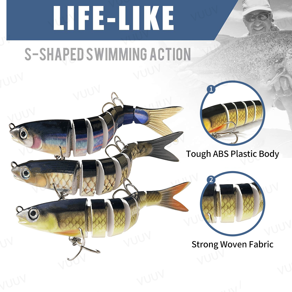 10 pcs Fishing Lures for Bass  - Fishing Lure Swimbait ulasan dan harga