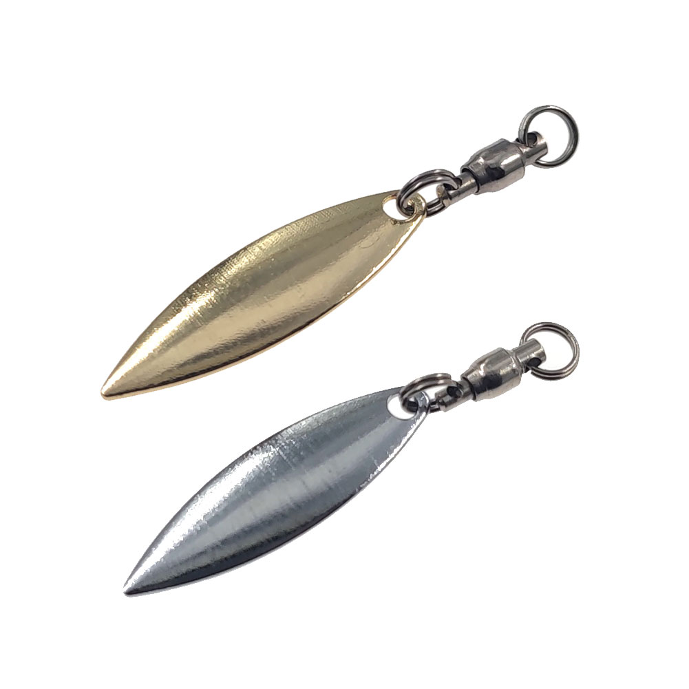 10pcs Willowleaf Blades Spinne - Fishing Lure Blade Bait ulasan dan harga