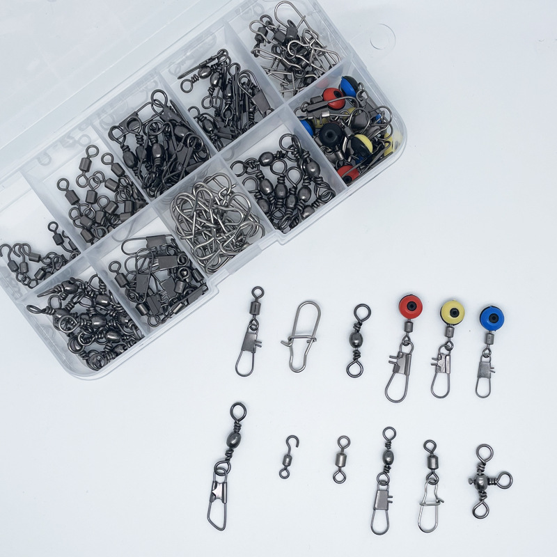 115pcs Fishing Swivel Connecto - Fishing Lure Kit ulasan dan harga