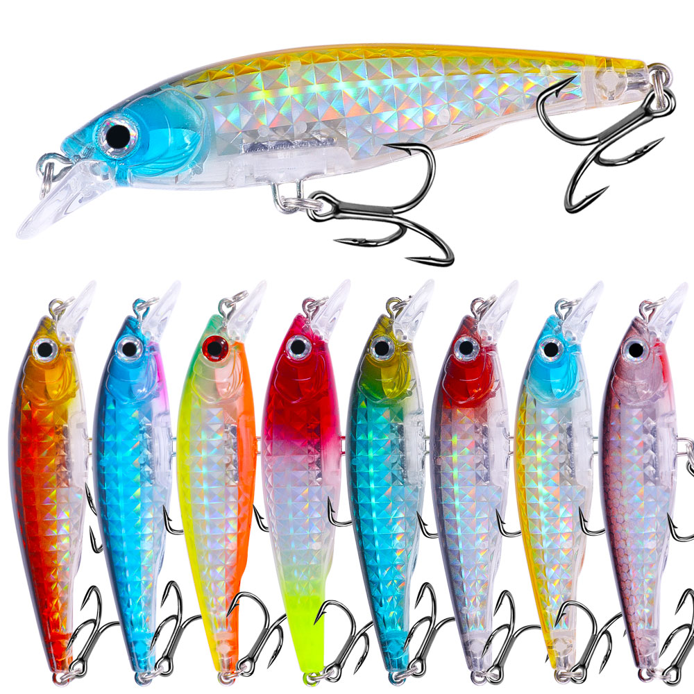 1pc Minnow fishing lure set 9c - Fishing Lure Jerkbait ulasan dan harga