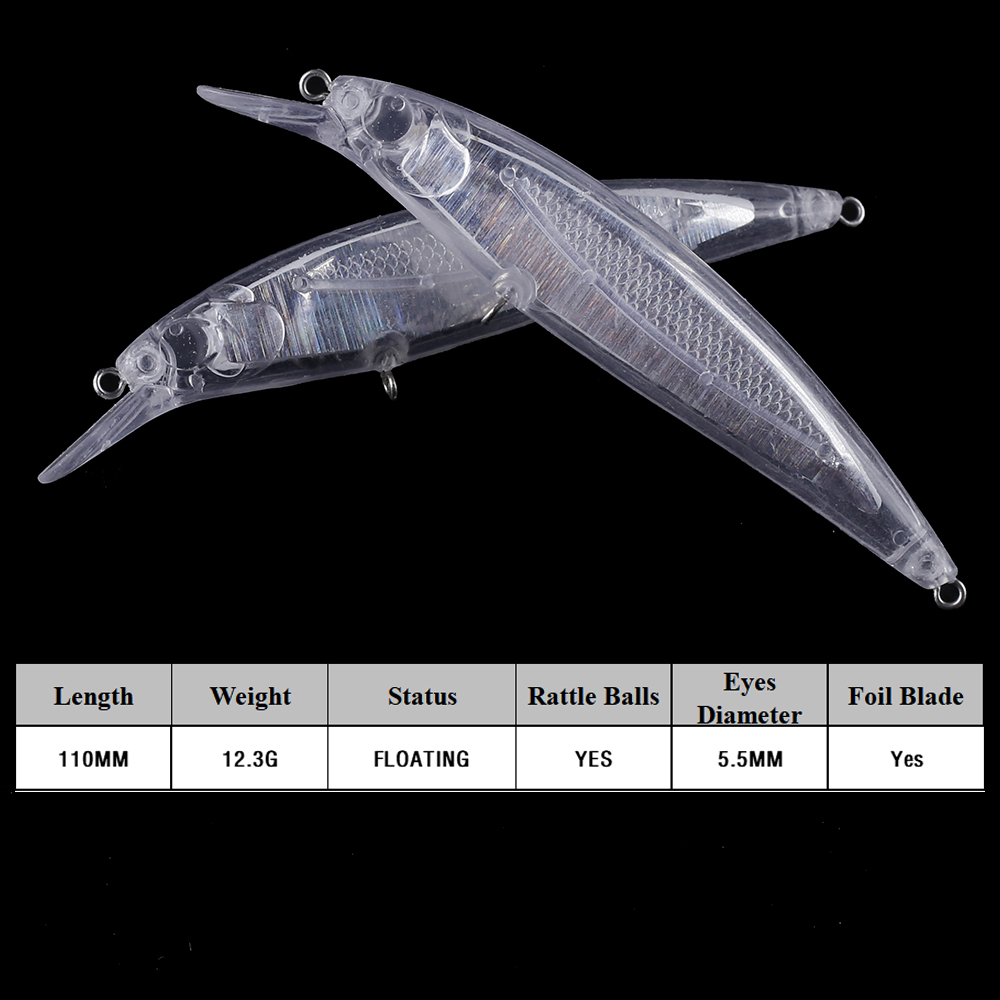 Chan’sHuang 20PCS Unpainted Bl - Fishing Lure Blade Bait ulasan dan harga