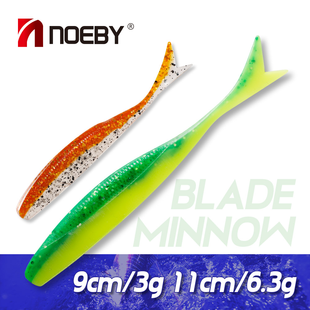 NOEBY Soft Lure Blade Minnow 9 - Fishing Lure Blade Bait ulasan dan harga
