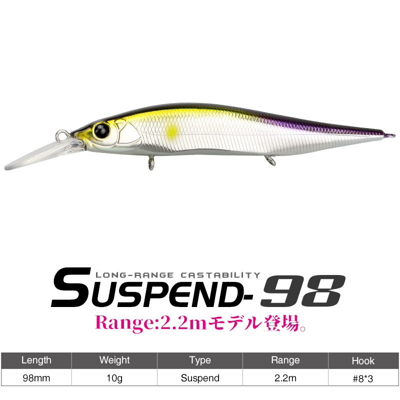TSURINOYA Suspend Minnow AUROR - Fishing Lure Swimbait ulasan dan harga