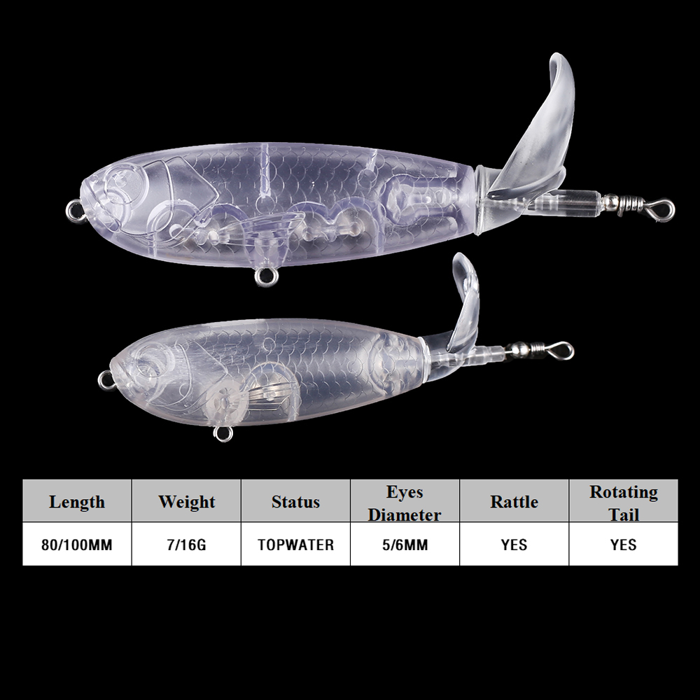Chan’sHuang 20PCS Unpainted Bl - Fishing Lure Popper ulasan dan harga