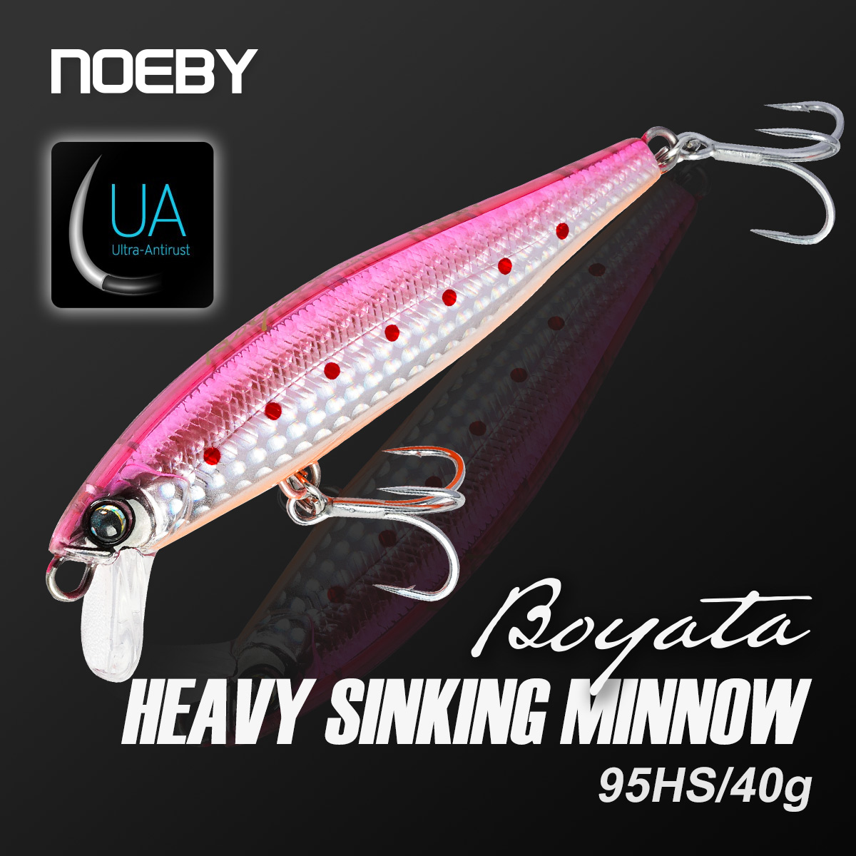 NOEBY Heavy Sinking Minnow Fis - Fishing Lure Buzzbait ulasan dan harga
