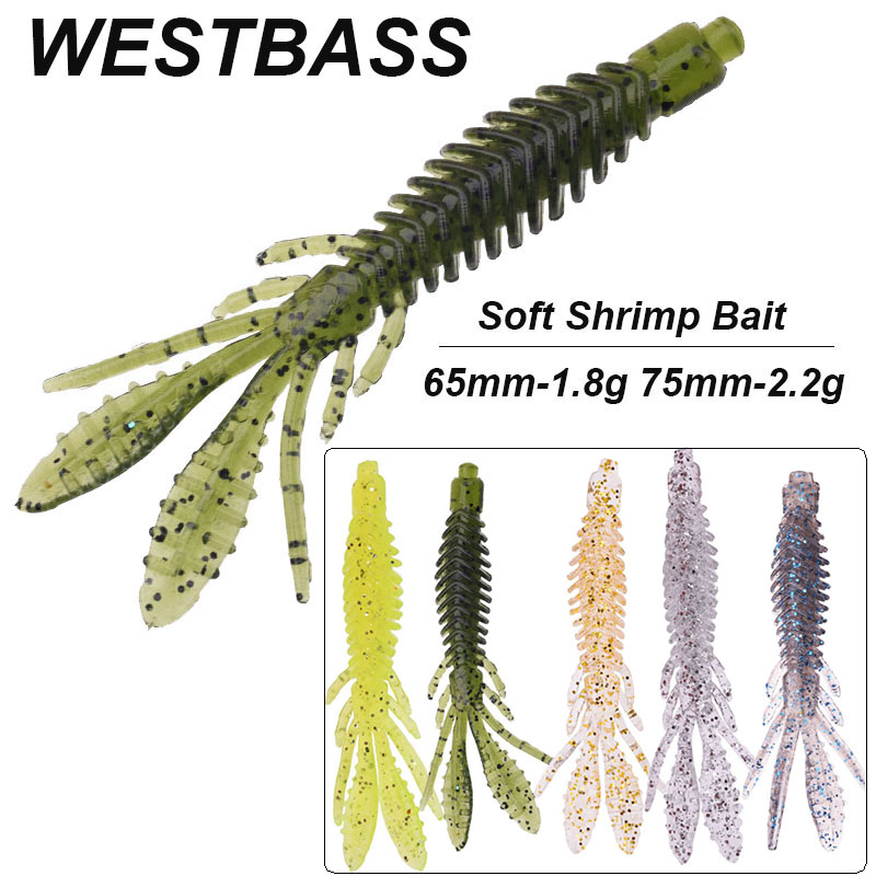 WESTBASS 5PCS Soft Larva Baits - Fishing Lure Swimbait ulasan dan harga