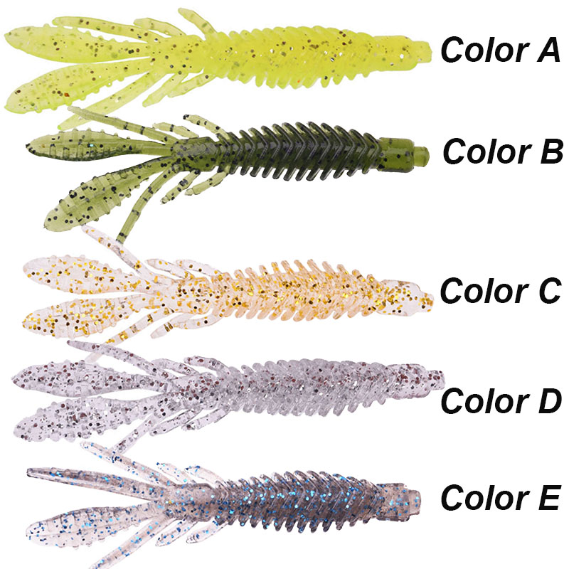 WESTBASS 5PCS Soft Larva Baits - Fishing Lure Swimbait ulasan dan harga