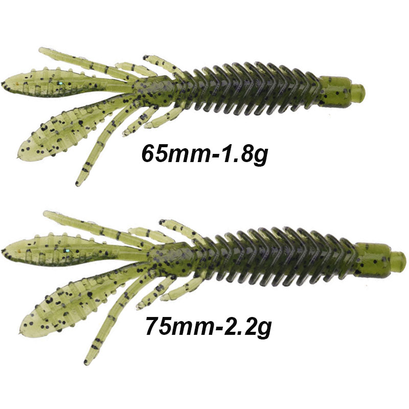 WESTBASS 5PCS Soft Larva Baits - Fishing Lure Swimbait ulasan dan harga