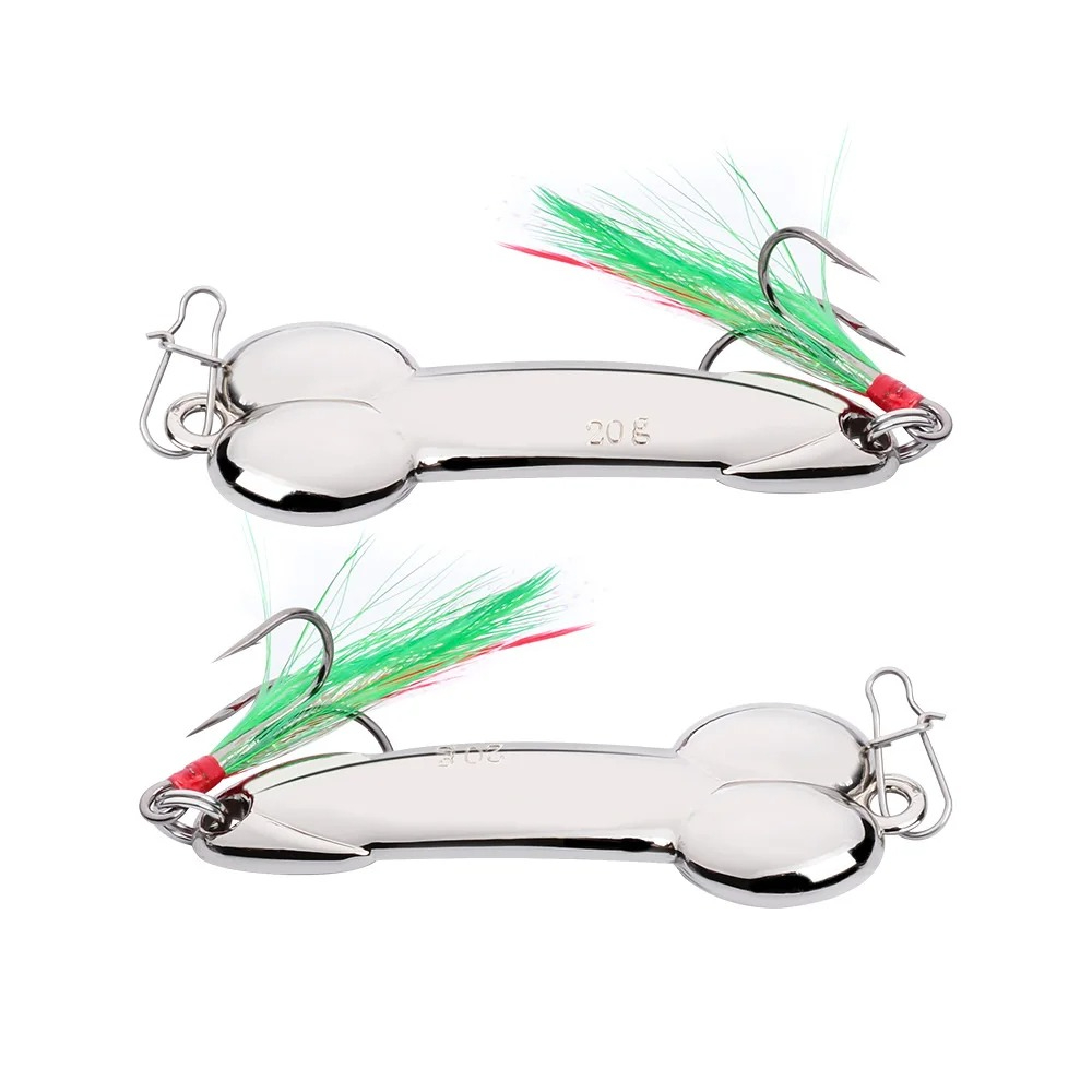 Metal Spoon Penis Shape Fishin - Fishing Lure Spoon ulasan dan harga