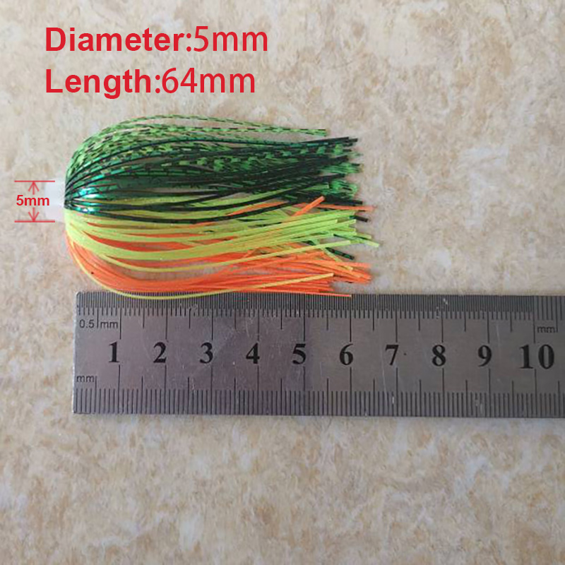 5 pcs/lot  88 Strands  64mm Si - Fishing Lure Buzzbait ulasan dan harga