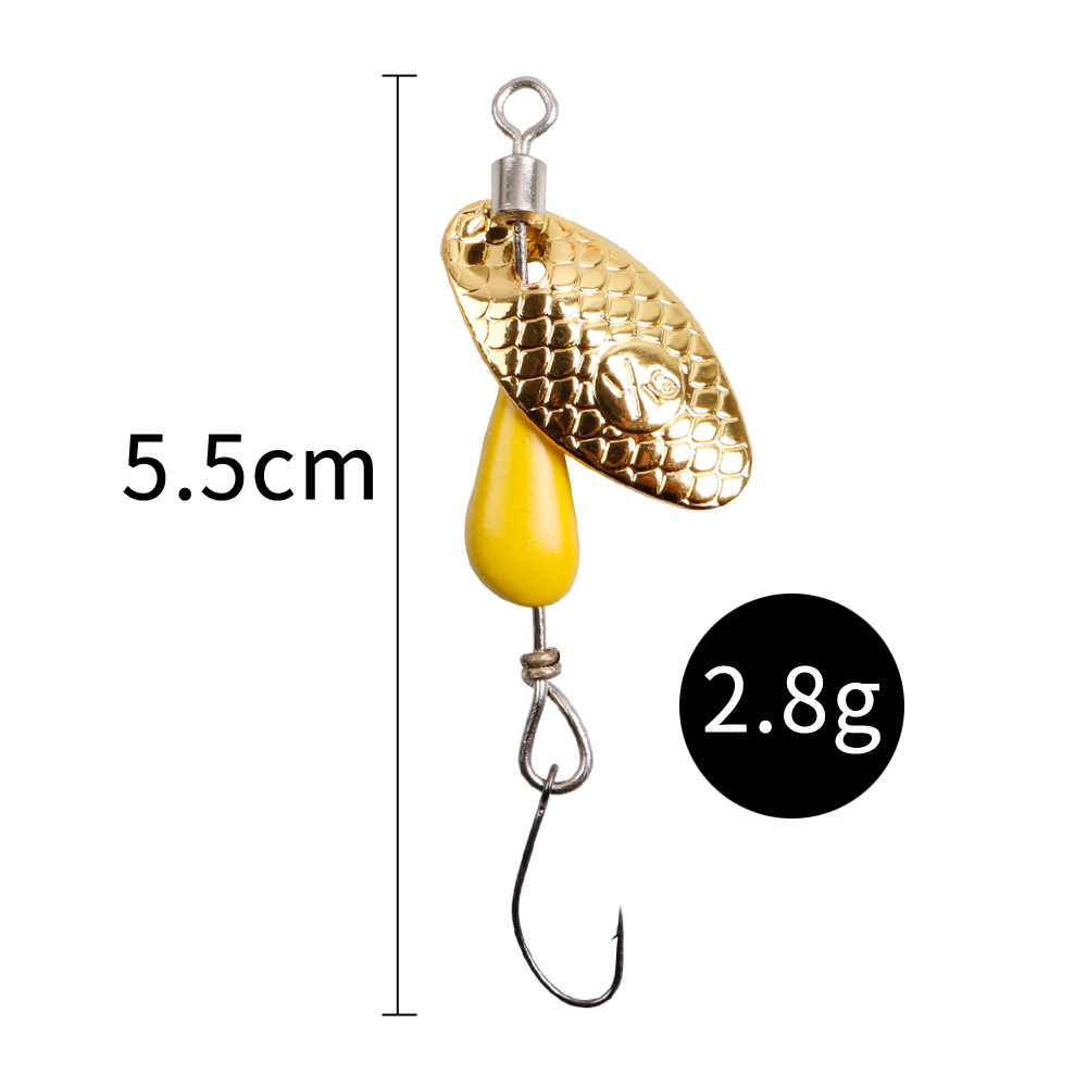 2Pcs Spinner Spoon Metal Bait  - Fishing Lure Swimbait ulasan dan harga
