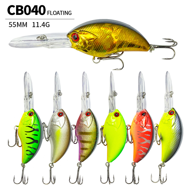 55MM 11.4G Crankbait Fishing L - Fishing Lure Jerkbait ulasan dan harga