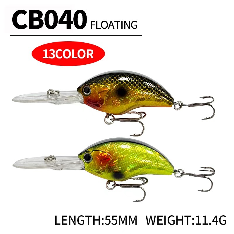 55MM 11.4G Crankbait Fishing L - Fishing Lure Jerkbait ulasan dan harga