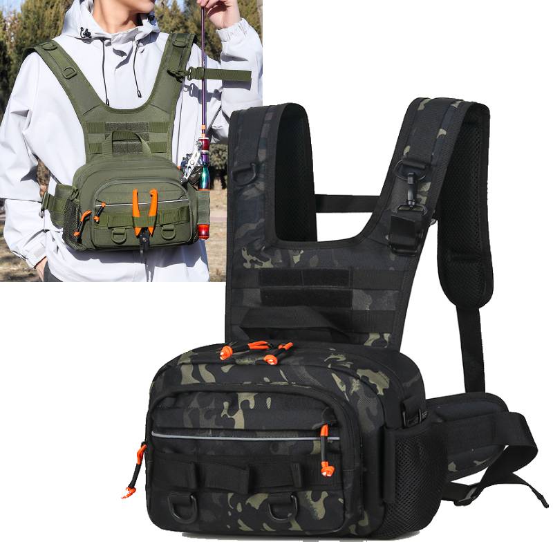 Men Chest Bag Tactical Fishing - Fishing Lure Box ulasan dan harga