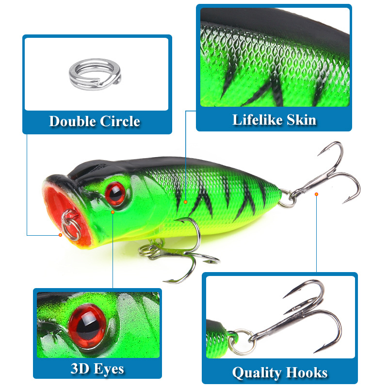 6pcs 6colors（opp bag）/5pcs 5co - Fishing Lure Topwater ulasan dan harga