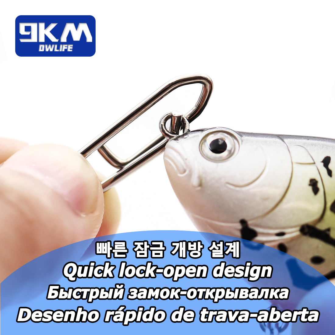 9KM Fishing Snap Kit 110pcs St - Fishing Lure Kit ulasan dan harga