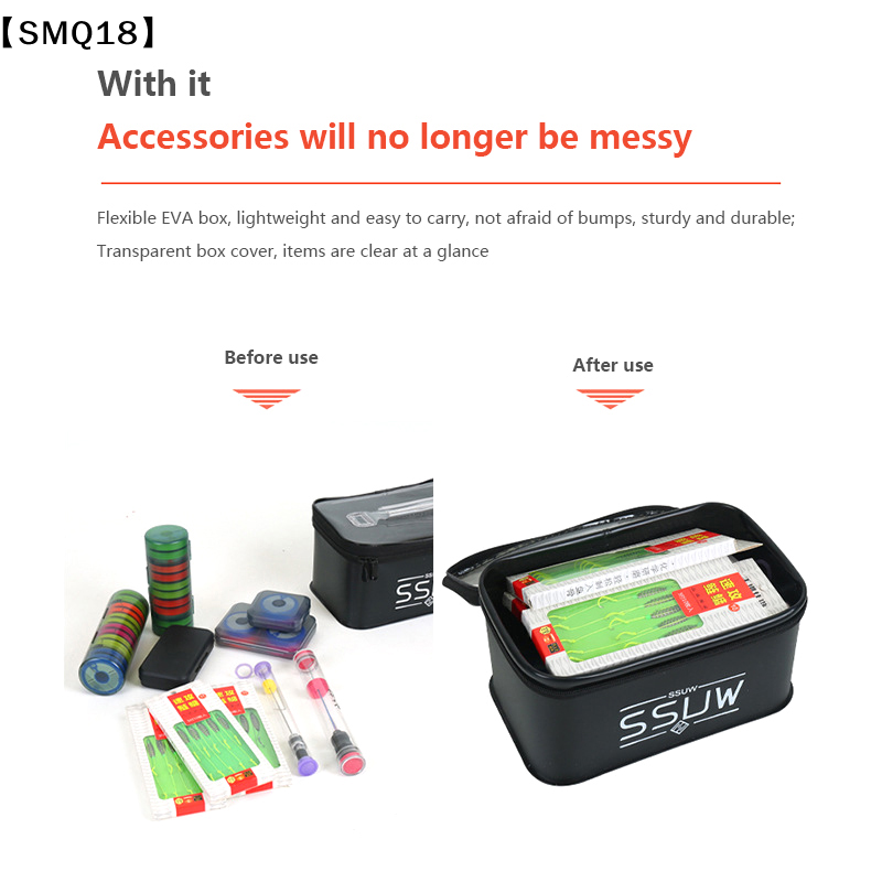Portable EVA Fishing Tool Box  - Fishing Lure Box ulasan dan harga