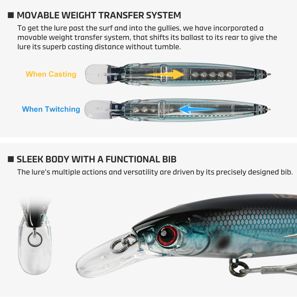 Noeby 100mmm 14g 120mm 22g Jer - Fishing Lure Jerkbait ulasan dan harga