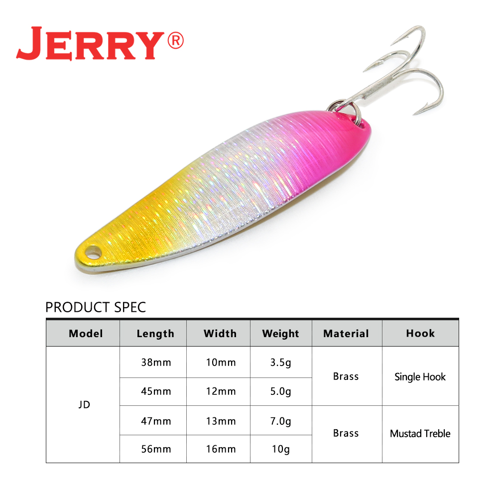 Jerry JD Artificial Spoon Lure - Fishing Lure Spinnerbait ulasan dan harga